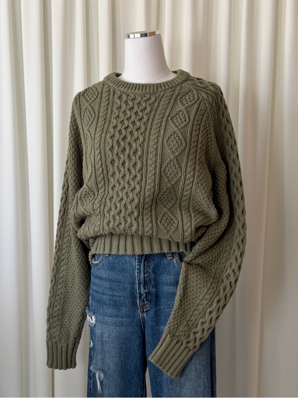 L.L. Bean Signature Cotton Fisherman Sweater.